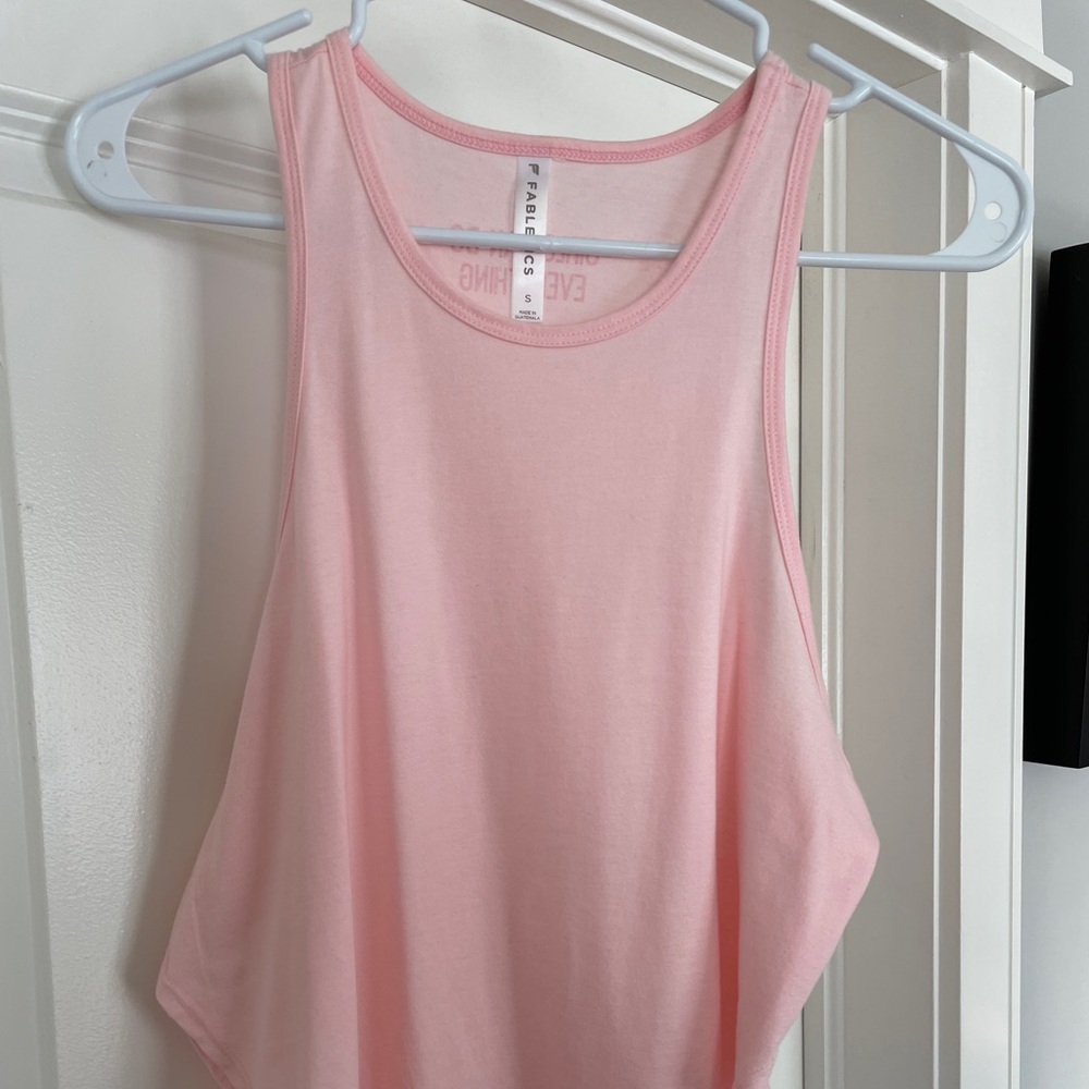 Fabletics Pink Tank Top - Picture 2 of 5